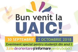 Bun venit la UAIC!